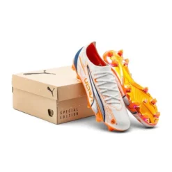 PUMA Ultra Ultimate FG/AG Astronaut - Weiß/Orange/Blazing Blue LIMITED EDITION -HEXA KLEIDUNG SHOP 033e2518ceef
