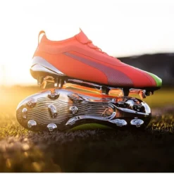 PUMA One 20.1 FG/AG Rise - Energy Peach/Gelb/Silber -HEXA KLEIDUNG SHOP 057c232bd97b