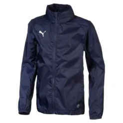 PUMA Regenjacke LIGA Core - Navy/Weiß Kinder