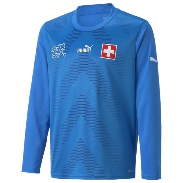 Puma Schweiz Replik-Torwarttrikot Mit Langen Ärmeln 3 Puma Schweiz Replik-Torwarttrikot Mit Langen Ärmeln