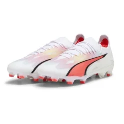 PUMA Ultra Ultimate FG/AG Breakthrough - Weiß/Schwarz/Fire Orchid