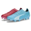 PUMA Ultra Ultimate FG/AG Tricks - Hero Blue/Weiß/Sunset Pink LIMITED EDITION