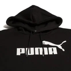 PUMA Hoodie Essential - Schwarz/Weiß -HEXA KLEIDUNG SHOP 22552128c557