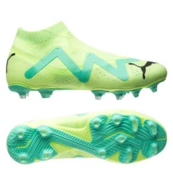 PUMA Future Match + Laceless FG/AG Pursuit - Fast Yellow/Schwarz/Electric Peppermint