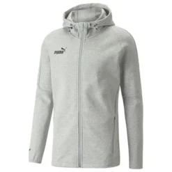 PUMA Jacke TeamFINAL Casuals Kapuze - Grau/Schwarz