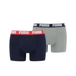 HEXA KLEIDUNG SHOP 27 PUMA Boxer Shorts Basic 2-er Pack - Blau/Grau