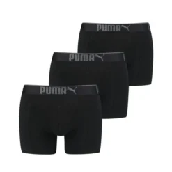 PUMA Boxer Shorts Premium Sueded 3er-Pack - Schwarz