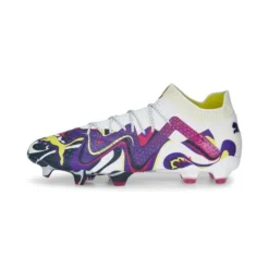 PUMA Future Ultimate FG/AG Creativity - Weiß/Team Violet/Fluro Yellow LIMITED EDITION -HEXA KLEIDUNG SHOP 3ab3fc0e2ebf