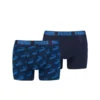 PUMA Boxer Shorts AOP 2-er Pack - Blau/Navy -HEXA KLEIDUNG SHOP 3d859b27e070