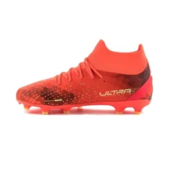 PUMA Ultra Pro FG/AG Fearless - Rot/Grün/Schwarz Kinder -HEXA KLEIDUNG SHOP 3e704e885e3c