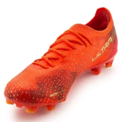 PUMA Ultra Ultimate FG/AG Fearless - Rot/Grün/Schwarz -HEXA KLEIDUNG SHOP 4033ee638b28