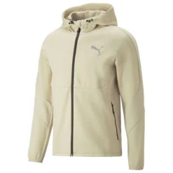 PUMA Hoodie Evostripe Full Zip - Beige