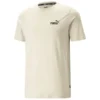 PUMA T-Shirt Essential Small Logo - Beige -HEXA KLEIDUNG SHOP 45755a327fce