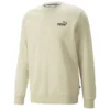 PUMA Sweatshirt Essentials Small Logo Crew - Beige -HEXA KLEIDUNG SHOP 4b1ad531e0e7
