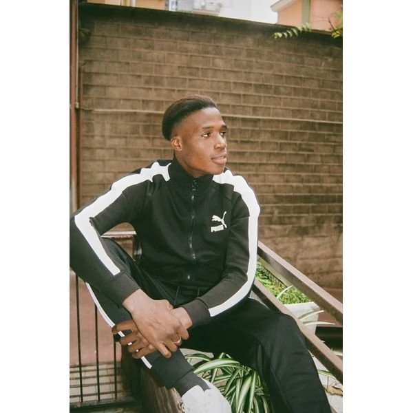 PUMA Track Jacke Iconic T7 - Schwarz 4 PUMA Track Jacke Iconic T7 - Schwarz – Bild 2