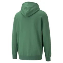 PUMA Hoodie Classics Relaxed - Grün/Weiß -HEXA KLEIDUNG SHOP 4f8a5320f522