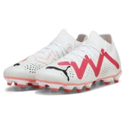 PUMA Future Match FG/AG Breakthrough - Weiß/Schwarz/Fire Orchid