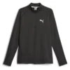 PUMA Laufshirt 1/2 Zip CLOUDSPUN - Schwarz