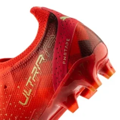 PUMA Ultra Ultimate FG/AG Fearless - Rot/Grün/Schwarz -HEXA KLEIDUNG SHOP 6c44ea03759f