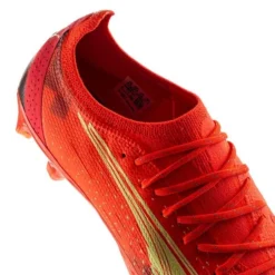 PUMA Ultra Ultimate FG/AG Fearless - Rot/Grün/Schwarz -HEXA KLEIDUNG SHOP 726513d28bca