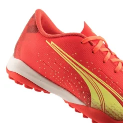 PUMA Ultra Play + Mid TT Fearless - Rot/Grün/Schwarz Kinder -HEXA KLEIDUNG SHOP 7545d1bbf9b7