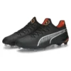 PUMA King Ultimate FG/AG Eclipse - Schwarz/Silber/Orange