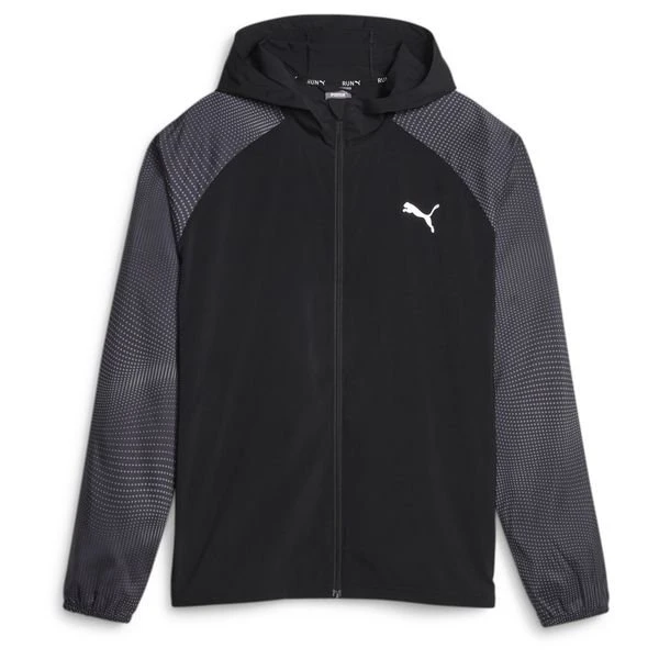 PUMA Laufjacke Run Favorite AOP Woven - Schwarz 3 PUMA Laufjacke Run Favorite AOP Woven - Schwarz