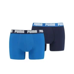 PUMA Boxer Shorts Basic 2-er Pack - Blau/Navy