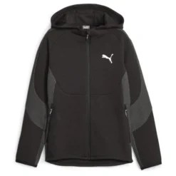 PUMA Hoodie Evostripe Full Zip - Schwarz Kinder