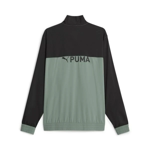 Puma Fit Full Zip Woven Jacket Eucalyptus-PUMA Black 4 Puma Fit Full Zip Woven Jacket Eucalyptus-PUMA Black – Bild 2