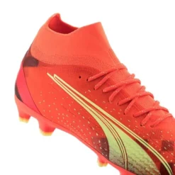 PUMA Ultra Pro FG/AG Fearless - Rot/Grün/Schwarz -HEXA KLEIDUNG SHOP a37d9eac4eef