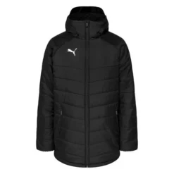 PUMA Winterjacke LIGA Sideline Bench - Schwarz/Weiß