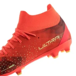 PUMA Ultra Pro FG/AG Fearless - Rot/Grün/Schwarz Kinder -HEXA KLEIDUNG SHOP a4c88db32a93