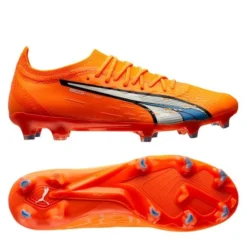 PUMA Ultra Ultimate FG/AG Supercharge - Orange/Weiß/Blau Damen