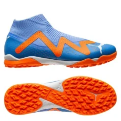 PUMA Future Match + Laceless TT Supercharge - Blau/Weiß/Orange