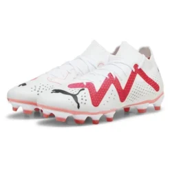 PUMA Future Match FG/AG Breakthrough - Weiß/Schwarz/Fire Orchid Damen
