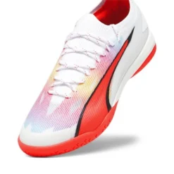 PUMA Ultra Ultimate Court IT Breakthrough - Weiß/Schwarz/Fire Orchid -HEXA KLEIDUNG SHOP b192b78e47ce