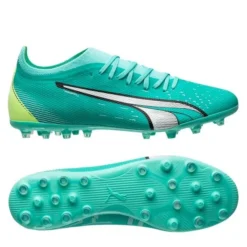 PUMA Ultra Match MG Pursuit - Electric Peppermint/Weiß/Fast Yellow