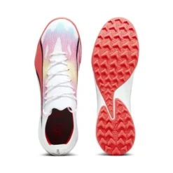 PUMA Ultra Ultimate Cage TT Breakthrough - Weiß/Schwarz/Fire Orchid -HEXA KLEIDUNG SHOP bdeae263fc34