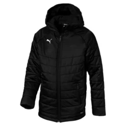 PUMA Winterjacke LIGA Sideline Bench - Schwarz/Weiß Kinder