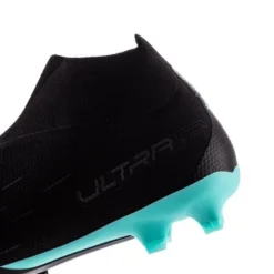 PUMA Ultra Match + Laceless FG/AG Eclipse - Schwarz/Weiß/Türkis -HEXA KLEIDUNG SHOP c6dffbd61b9d