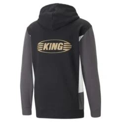 PUMA Hoodie King Top - Schwarz/Grau/Weiß -HEXA KLEIDUNG SHOP c72b12c67c59