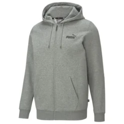 PUMA Hoodie Essentials FZ - Grau