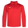 PUMA Trainingsshirt LIGA 1/4 Reißverschluss - Rot/Weiß Kinder -HEXA KLEIDUNG SHOP ce9432beda6e