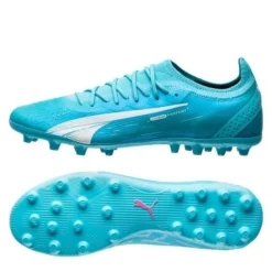 PUMA Ultra Ultimate MG Tricks - Hero Blue/Weiß/Sunset Pink LIMITED EDITION -HEXA KLEIDUNG SHOP d07eae6e4968