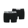 PUMA Boxer Shorts Logo 2-er Pack - Schwarz/Weiß -HEXA KLEIDUNG SHOP d24577b7e57a