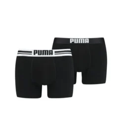 PUMA Boxer Shorts Logo 2-er Pack - Schwarz/Weiß