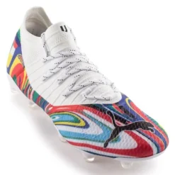 PUMA X Unisport Future 1.4 FG/AG Flags Of The World - Weiß/Schwarz/Rot/Archive Green LIMITED EDITION -HEXA KLEIDUNG SHOP d27de9e20736