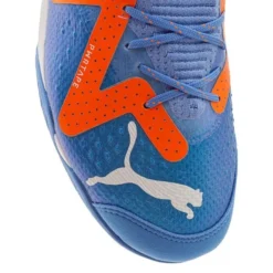 PUMA Future Ultimate Court IT Supercharge - Blau/Weiß/Orange -HEXA KLEIDUNG SHOP d9c177185783