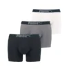 PUMA Boxer Shorts Premium Sueded 3er-Pack - Schwarz/Grau/Weiß -HEXA KLEIDUNG SHOP d9c5a14ee2dc